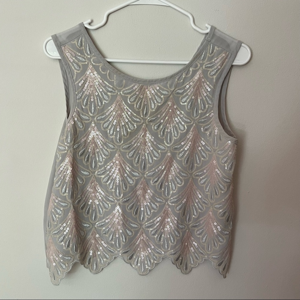 Paper Crane Nordstrom Sequin Top